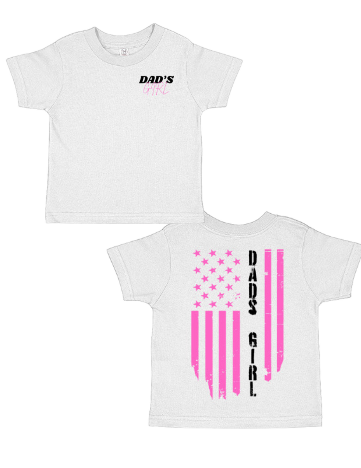 Dad's Girl - USA Flag - Toddler